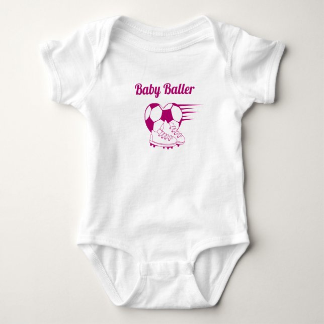 Body Para Bebê Baby Baller Tshirt (Frente)