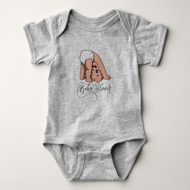 Body Para Bebê Baby Bodysuit  ECC, MAMELUCO BEBE (Frente)