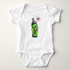 Body Para Bebê Baby Bodysuit Grafite Love Spray Paint Can