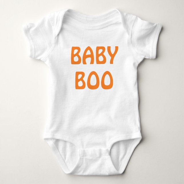 Body Para Bebê Baby Boo Halloween (Frente)