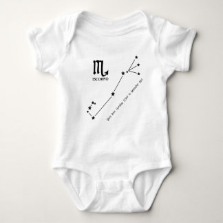 Body Para Bebê Baby Born under Scorpion Constellation