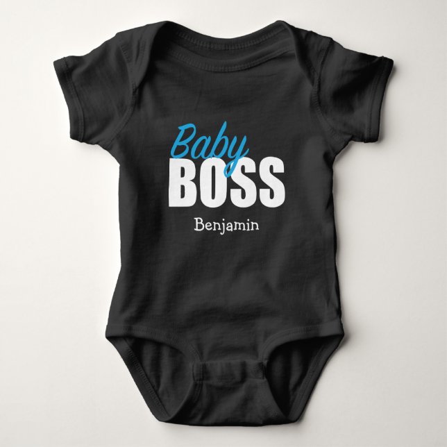 Body Para Bebê Baby BOSS Personalizado (Frente)