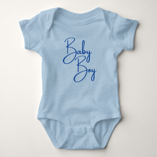 Body Para Bebê Baby Boy Blue Baby Bodface