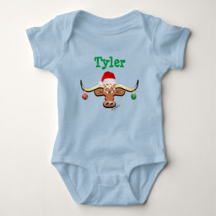Body Para Bebê Baby Boy Longhorn Steer Bebê Roupa