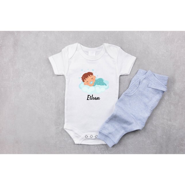 Body Para Bebê Baby Boy on Clouds Bodydress (Criador carregado)