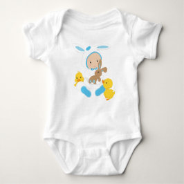 BODY PARA BEBÊ BABY BOY VESTIDO COMO BRANCO LESTE BUNNY