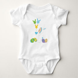 BODY PARA BEBÊ BABY BOY VESTIDO COMO BRANCO LESTE BUNNY