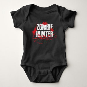 Body Para Bebê Baby Boys Zombie Hunter Romper