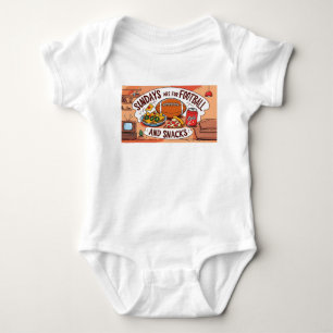 Body Para Bebê Baby Clothes-Football