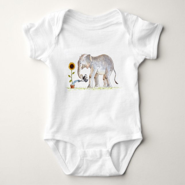 Body Para Bebê Baby Elephant (Frente)