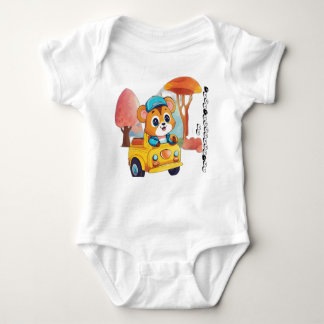 Body Para Bebê Baby Elephant Joyride T-Shirt