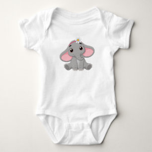 Body Para Bebê Baby Elephant Love