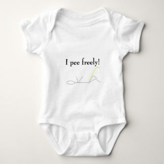 Body Para Bebê baby, eu mijo livremente!