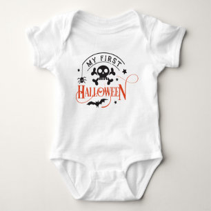 Body Para Bebê Baby First Halloween