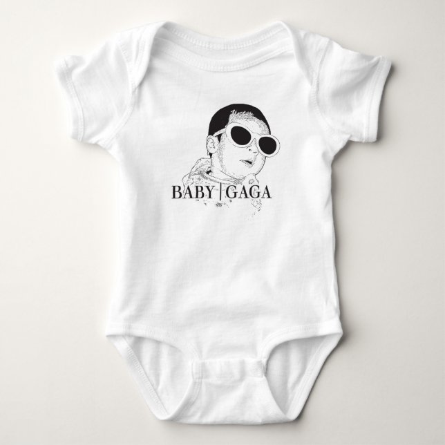Body Para Bebê Baby Gaga (Frente)