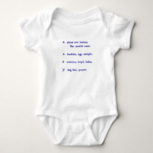 Body Para Bebê BABY! Garçonete