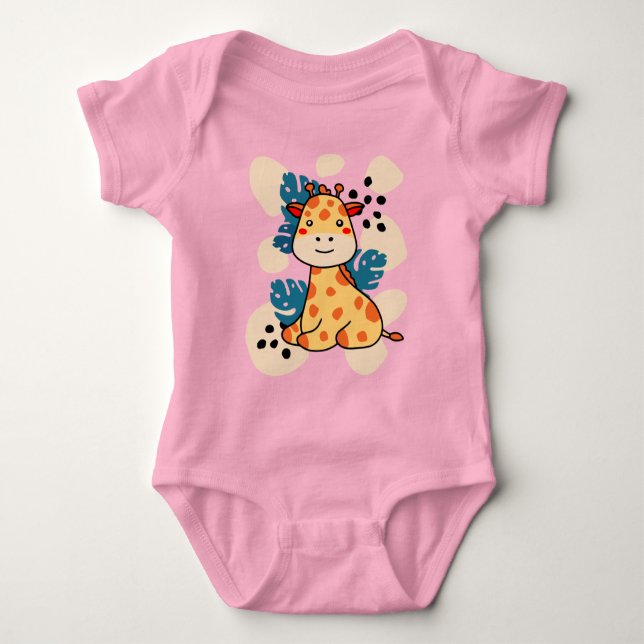 Body Para Bebê Baby Giraffe (Frente)