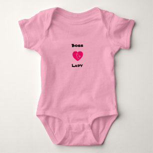Body Para Bebê Baby Girl Boss Lady Onsie