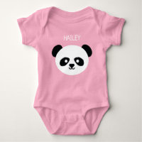 Baby Girl Cute Panda Personalizada Kawaii