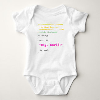 Body Para Bebê Baby Girl First C++ Program