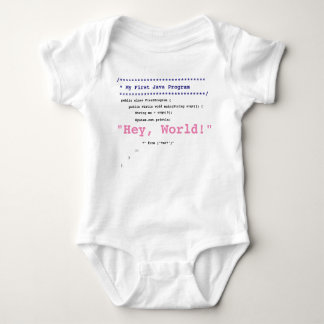 Body Para Bebê Baby Girl First Java Program