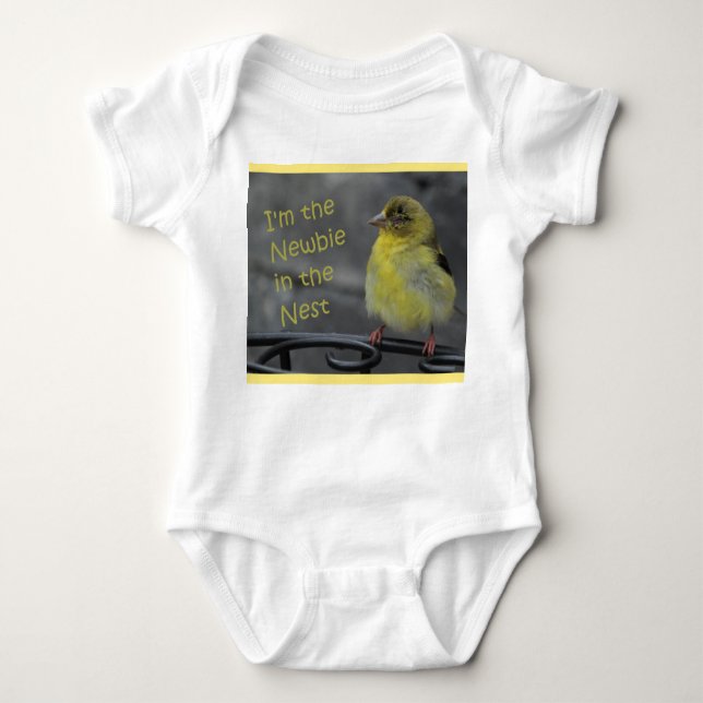 Body Para Bebê Baby Goldfinch (Frente)