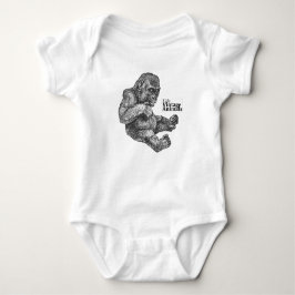 Body Para Bebê Baby Gorilla Romper, Ugly Vintage Etchings, Bonita
