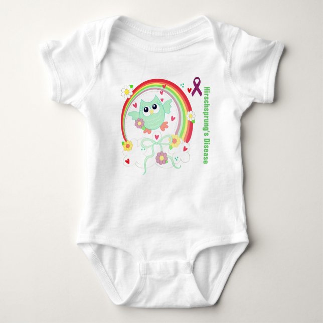 Body Para Bebê **Baby HD Awarness Girl' American Roupa Baby B (Frente)