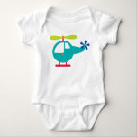 Body Para Bebê Baby Helicopter<br><div class="desc">Ilustrações do Stockberry Studio</div>
