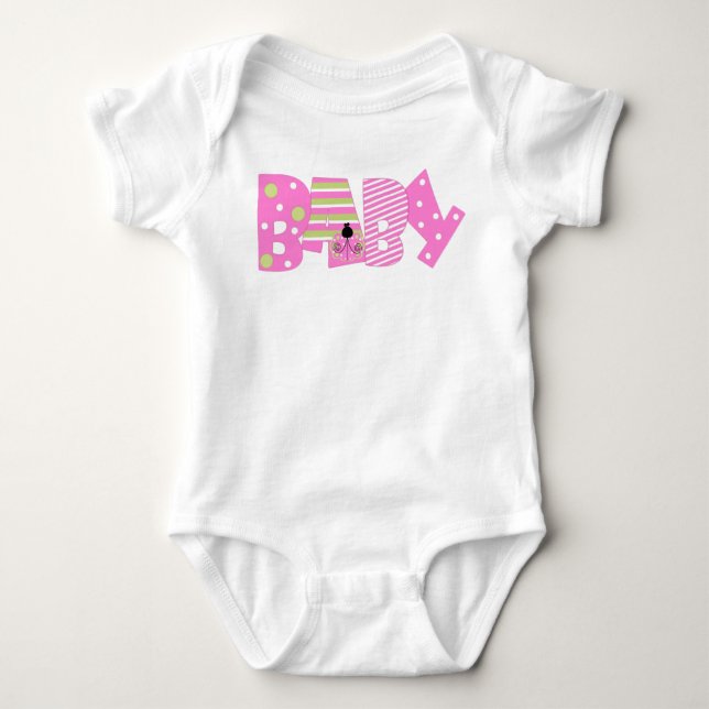 Body Para Bebê Baby Jersey Bodydress (Frente)