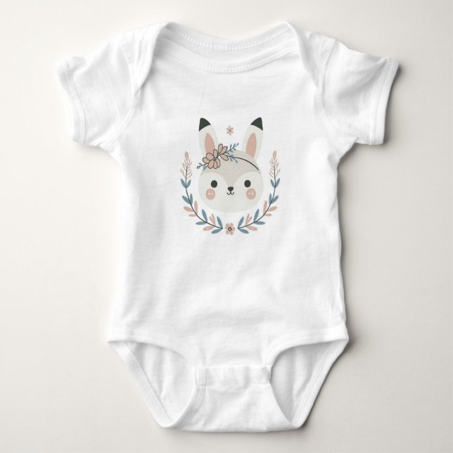 Body Para Bebê Baby Jersey Bodydress (Frente)