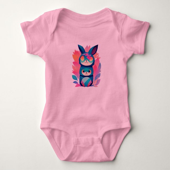 Body Para Bebê Baby Jersey Bodydress (Frente)