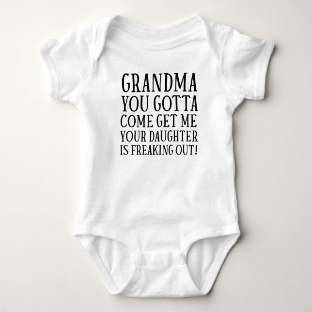 Body Para Bebê Baby Jersey Bodysuit (Frente)