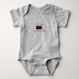 Body Para Bebê Baby Jersey Bodysuit com Slogan