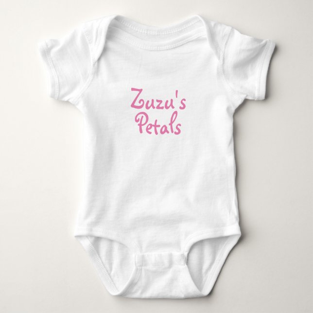 BODY PARA BEBÊ BABY JERSEY BODYSUIT DO ZUZU (Frente)