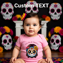 Body Para Bebê 🌹 Baby La Catrina com 🌹 mariglod