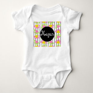 Body Para Bebê Baby Lemon Hearts Mix Listras Verão