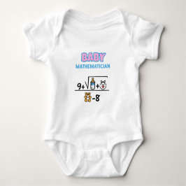 Body Para Bebê Baby Mathematician