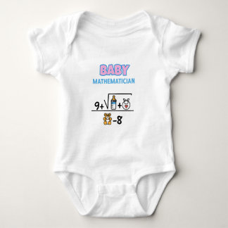 Body Para Bebê Baby Mathematician