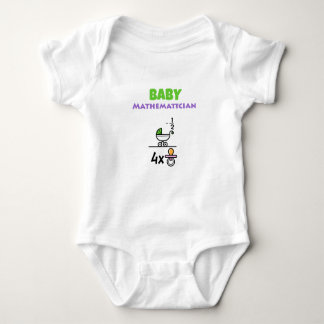 Body Para Bebê Baby Mathematician