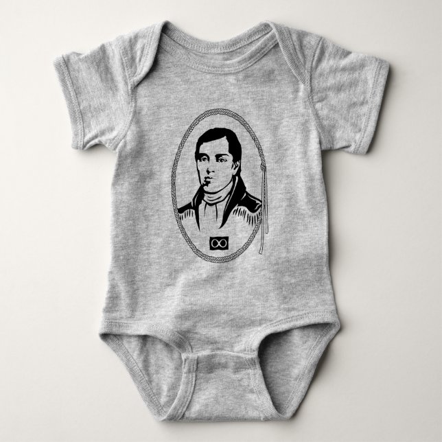 Body Para Bebê Baby Metis Shirt Cuthbert Grant Metis Creeper (Frente)