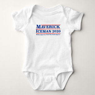 Body Para Bebê Baby One Piece Maverick Iceman 2020 Eleição