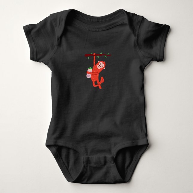 Body Para Bebê Baby Orangutan (Frente)