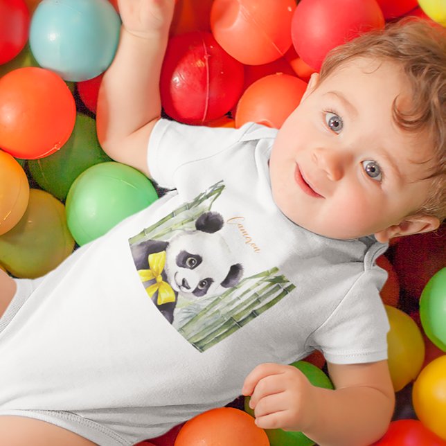 Body Para Bebê Baby Panda Gênero Neutro (Criador carregado)