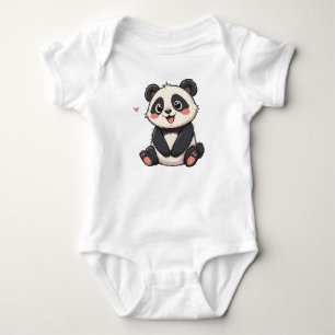 Body Para Bebê Baby Panda T-Shirt
