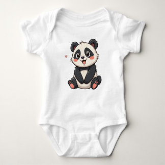Body Para Bebê Baby Panda T-Shirt