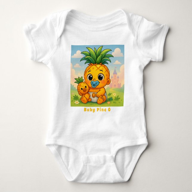 Body Para Bebê Baby Pine O — The Cutest Pineapple in the Empire! (Frente)