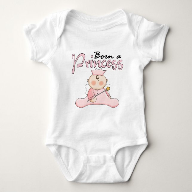Body Para Bebê Baby Princess Pink T-shirts e presentes (Frente)