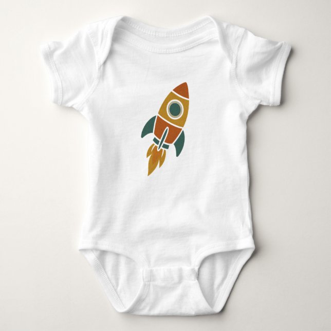 Body Para Bebê Baby Rocket (Frente)