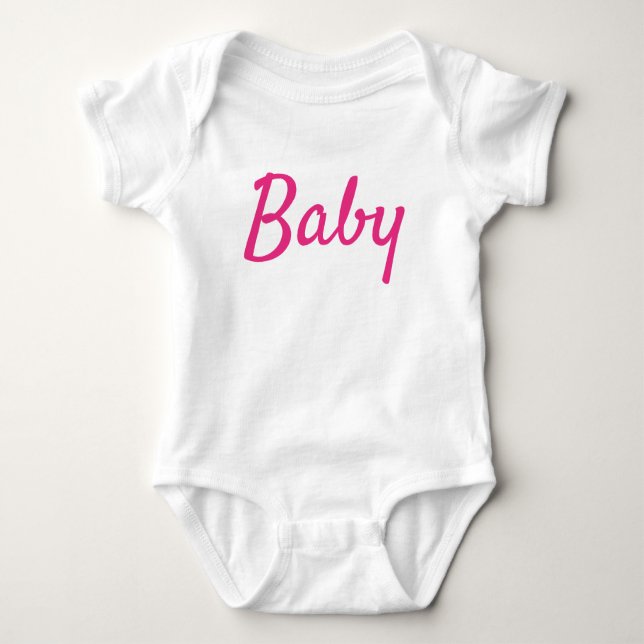 Body Para Bebê Baby Script (Frente)